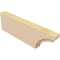 Ekena Millwork 2in. W x 6in. H x 20in. L Rivera Woodgrain TimberThane Rafter Tail, Primed Tan RFTUR02X06X20RIVRCPR - alternate 2